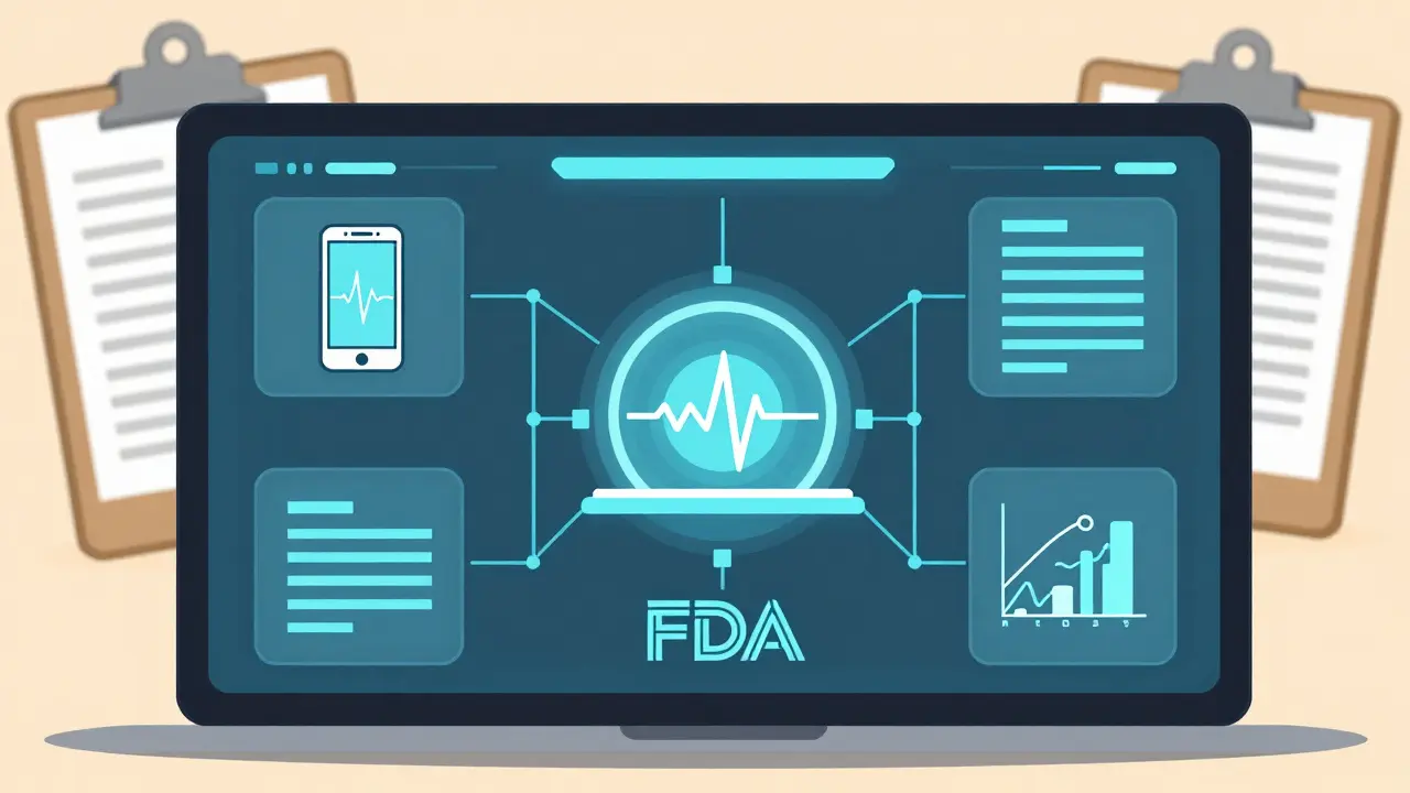 A digital dashboard replacing paper REMS processes with real-time patient monitoring and FDA hub.